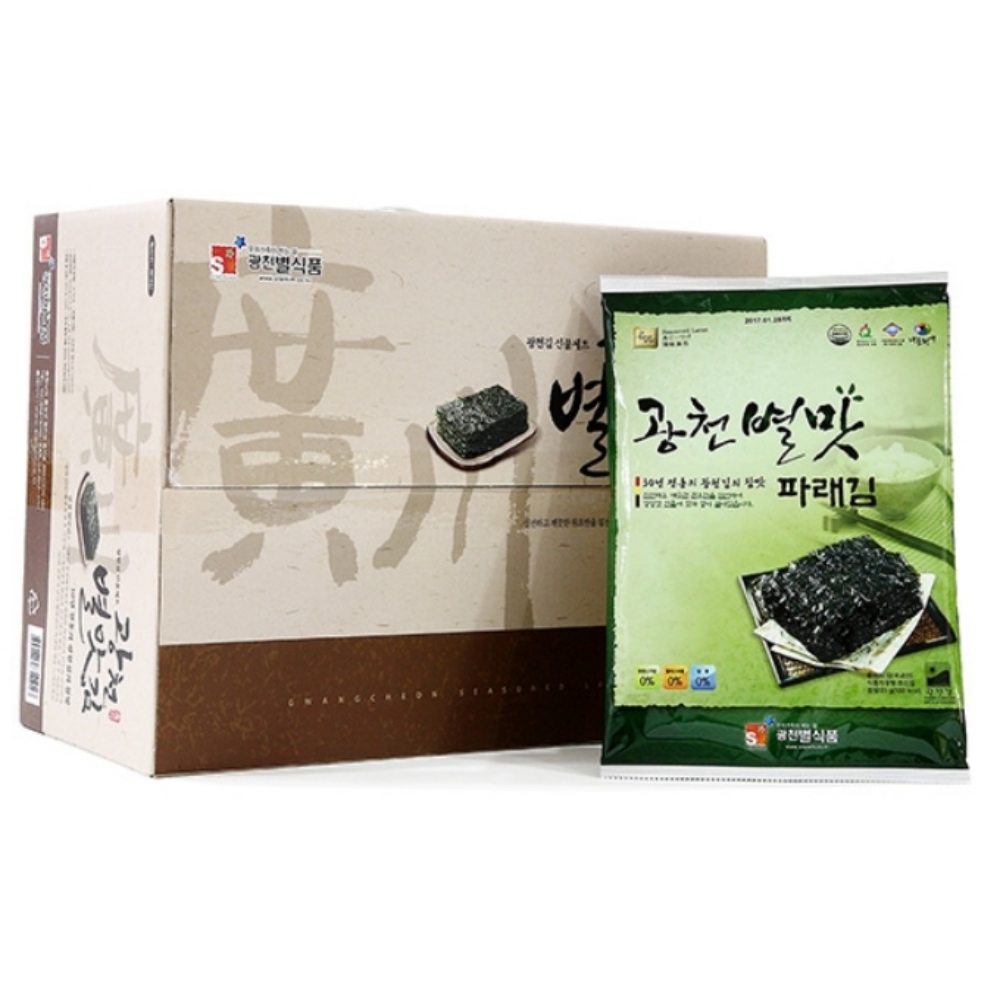 광천 별맛김 전장김 파래조미김 20g 30봉 - 상품 이미지