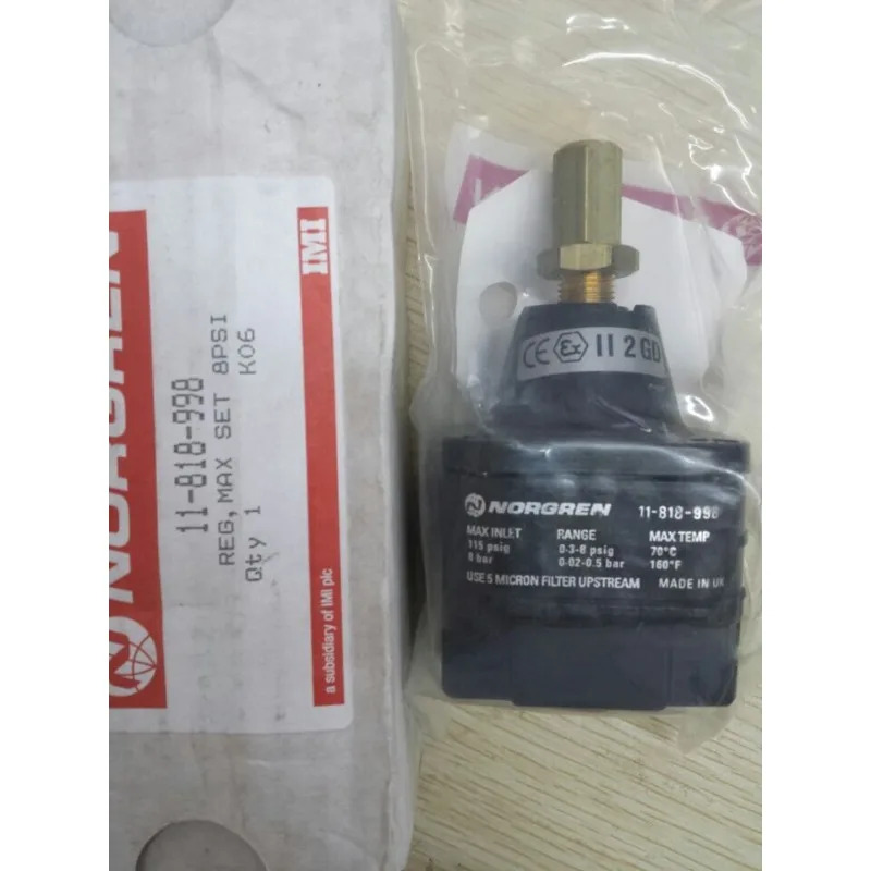 11-818-999 Norgren 정밀 압력 조절 밸브 공급