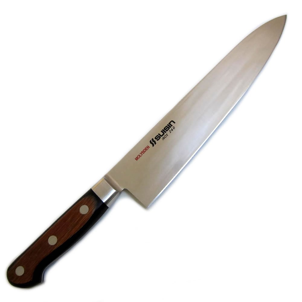 Houcho. com Suisin Inox 웨스턴 스타일 210mm(8.3인치) 정품 이녹스 제조, 사카이 시리즈, 스틸 규토 나이프 - 상품 이미지