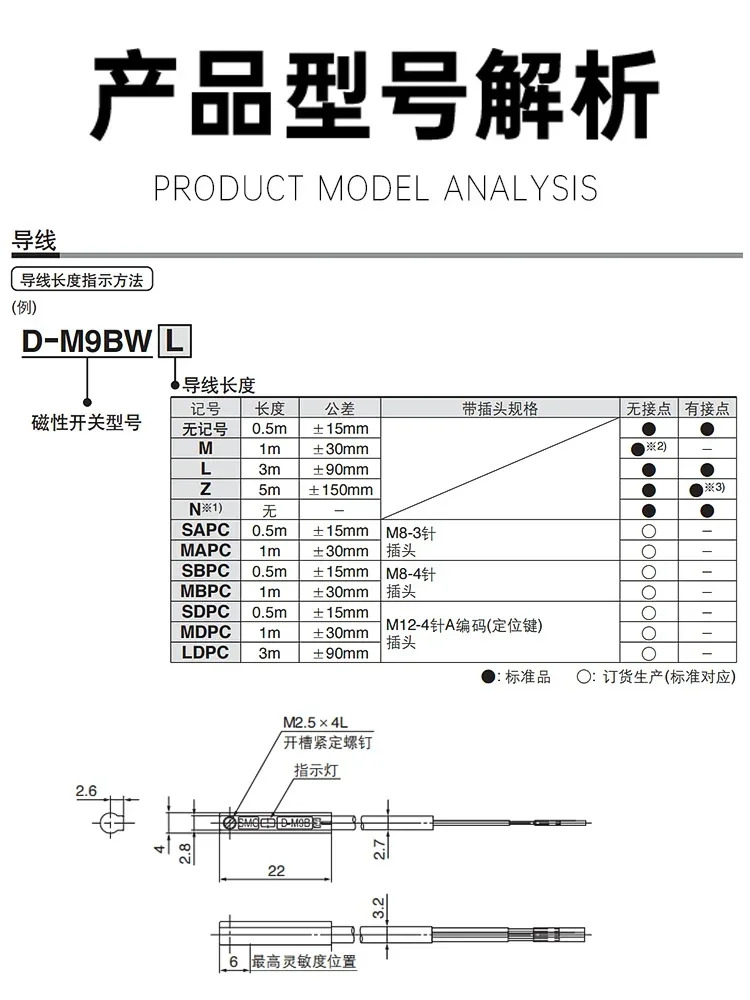 자석 스위치 D-P3DWASE D-P3DWASC
