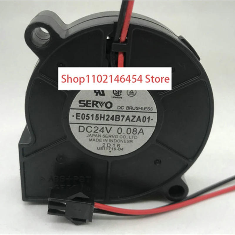 서보 E0515H24B7AZA01DC 24V 0.08A 50x50x15mm 2선식 냉각팬