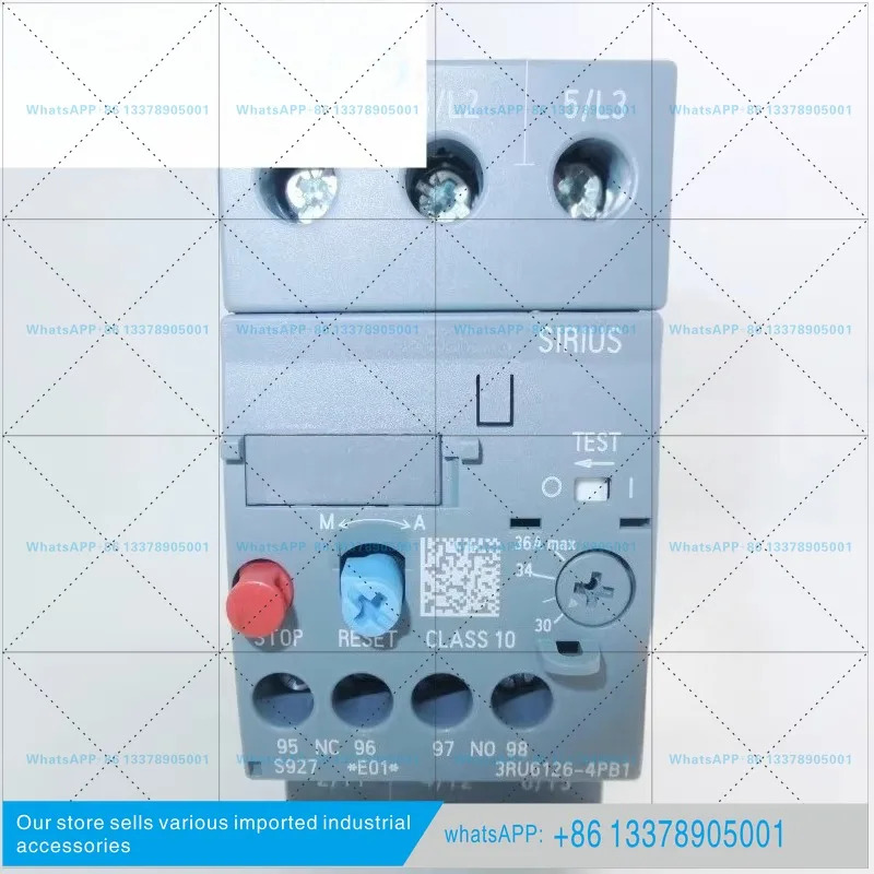 오리지널 열 과부하 계전기 3RU6126-4PB1 30-36A