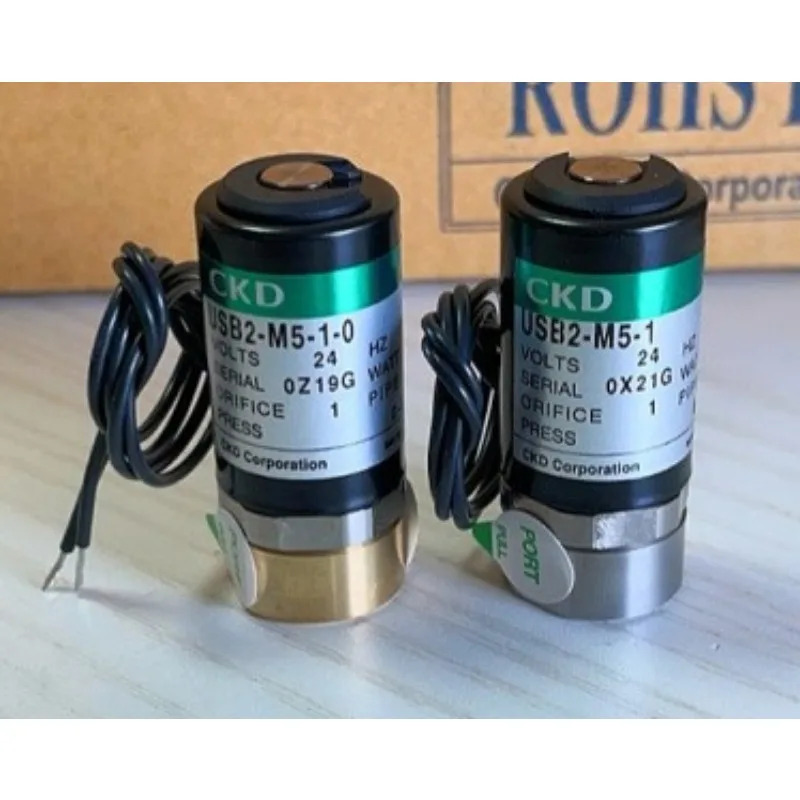 CKD 솔레노이드 밸브부품 USB2 M5 1/20 DC24V USG2 DC12V