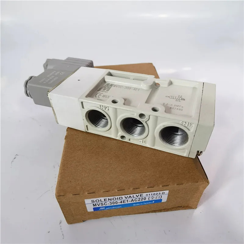 전자기 밸브 MVSC-300-4E1 금속 MINDMAN 2위치 5방향 DC24V AC220 공압 제어