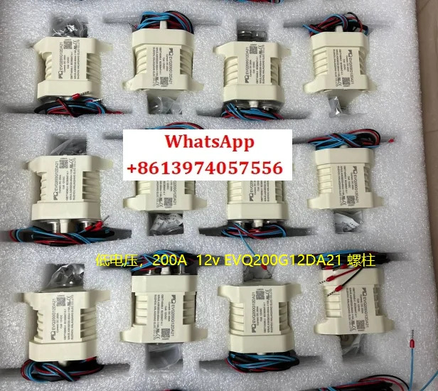 DC 접촉기 EVQ200A 250A 300A 릴레이 코일 단일 전압 12V 24V