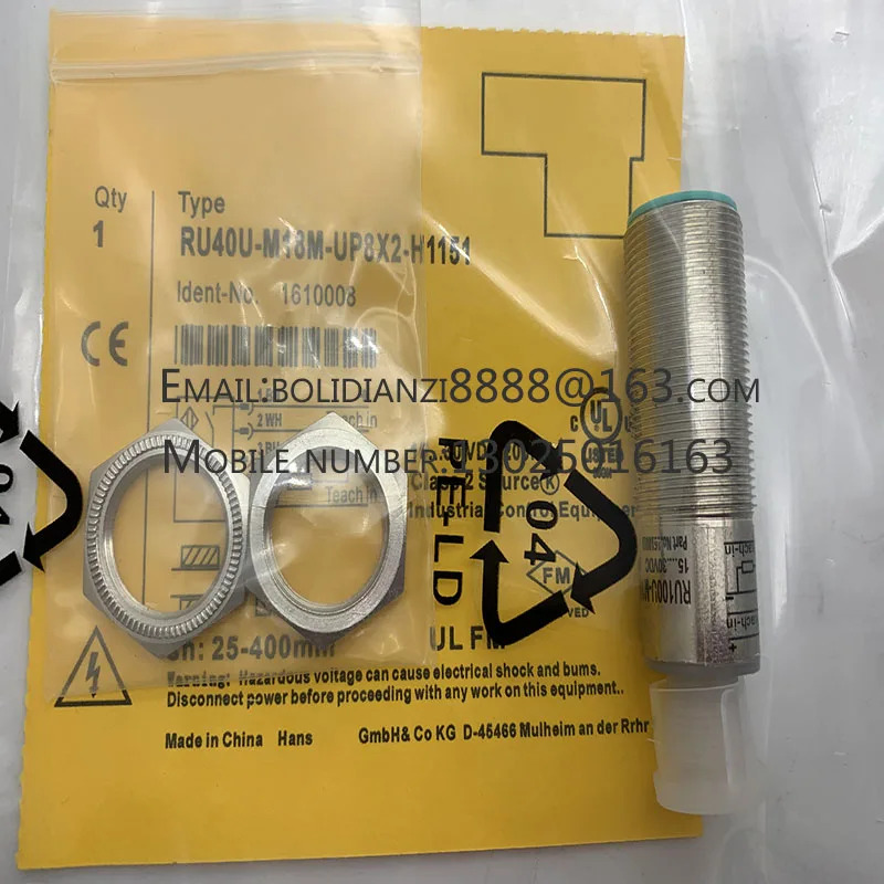 RU40U-M18M-UP8X2-H1151 오리지널 초음파 센서