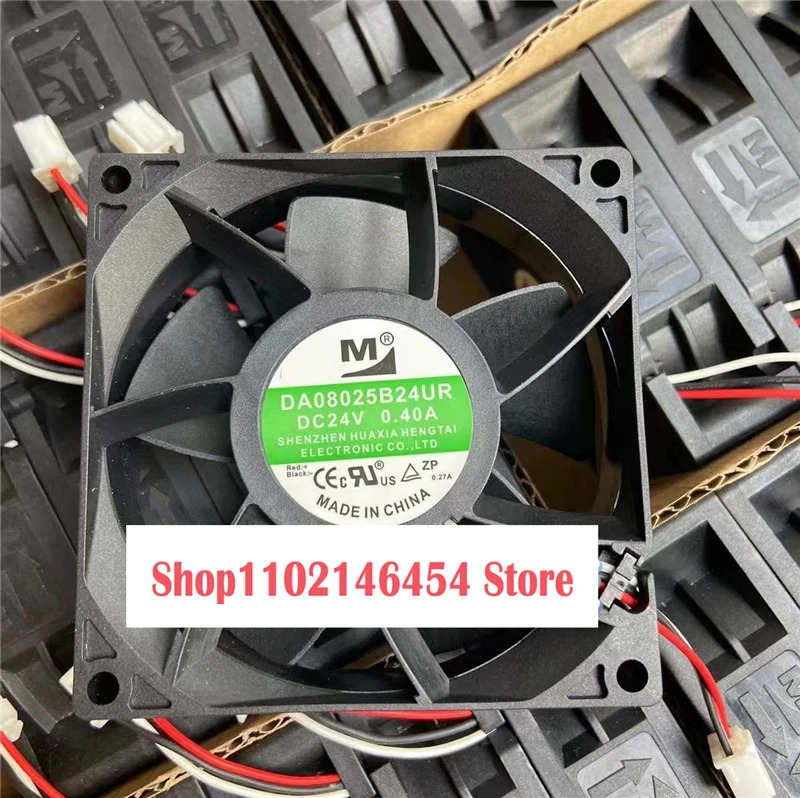 M DA08025B24UR DC 24V 0.40A mm 3선 냉각팬1개