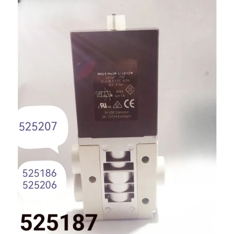 Festo FESTO 솔레노이드 밸브 MHE4-M1H-3/2G-1/4 525186 고속 고주파부품