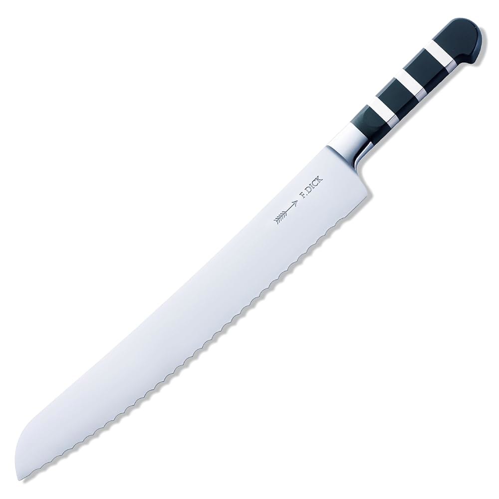 1905 브레드 나이프 - 32cm(12.6인치) 곡선형 스테인리스 스틸 고탄소 및 날카로운 있는 매우 인체 56 톱니 과일 공학적 손잡이 이상적 블레이드 HRC가 빵, 채소에 - 상품 이미지