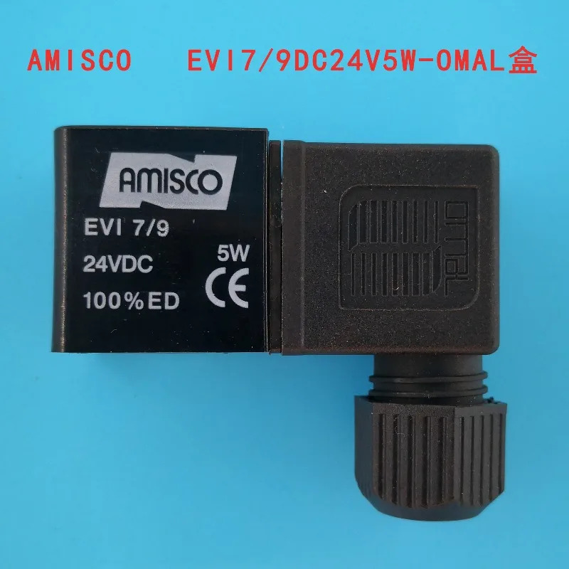 SCO 코일 EVI7/9DC24V5W 접속함 DIN43650B OMAL 커넥터 4V210 솔레노이드 밸브