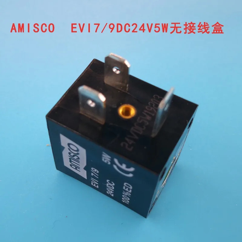 SCO 코일 EVI7/9DC24V5W 접속함 DIN43650B OMAL 커넥터 4V210 솔레노이드 밸브