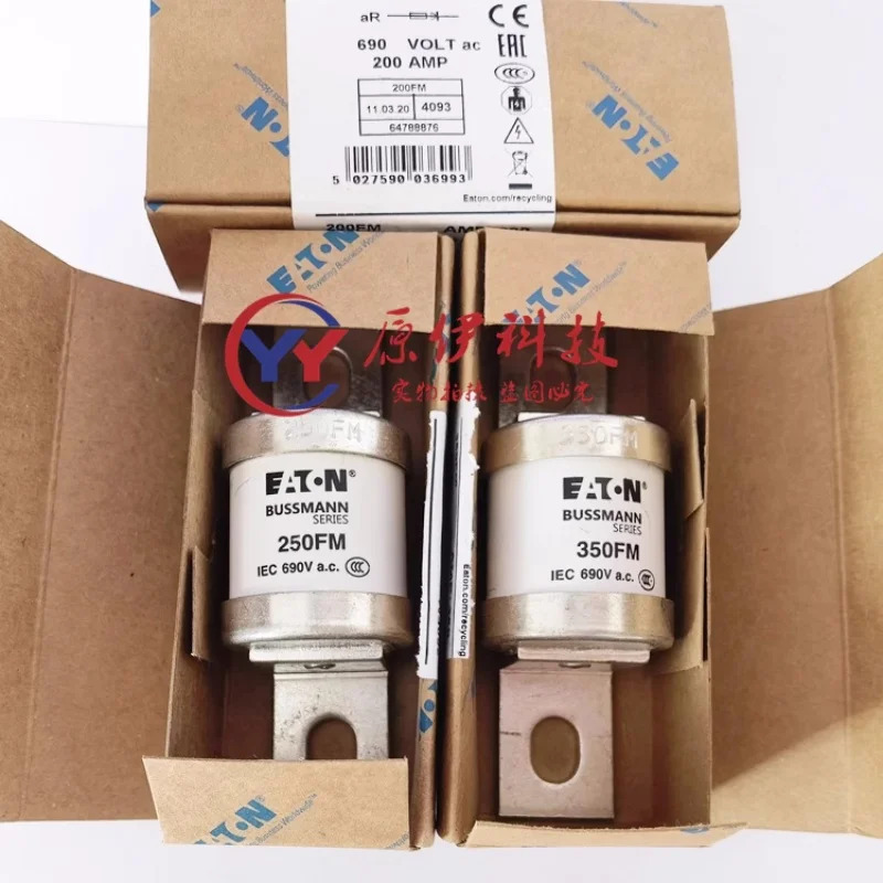 BS884 퓨즈 180FM 200FM 225FM 250FM 280FM 315FM 350FM 690V 이튼 BUSSMANN