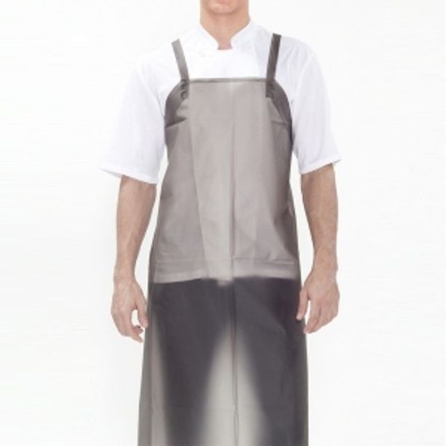 H형 양면 롱 방수앞치마 그레이 주방 요리 공방 미술 - 상품 이미지