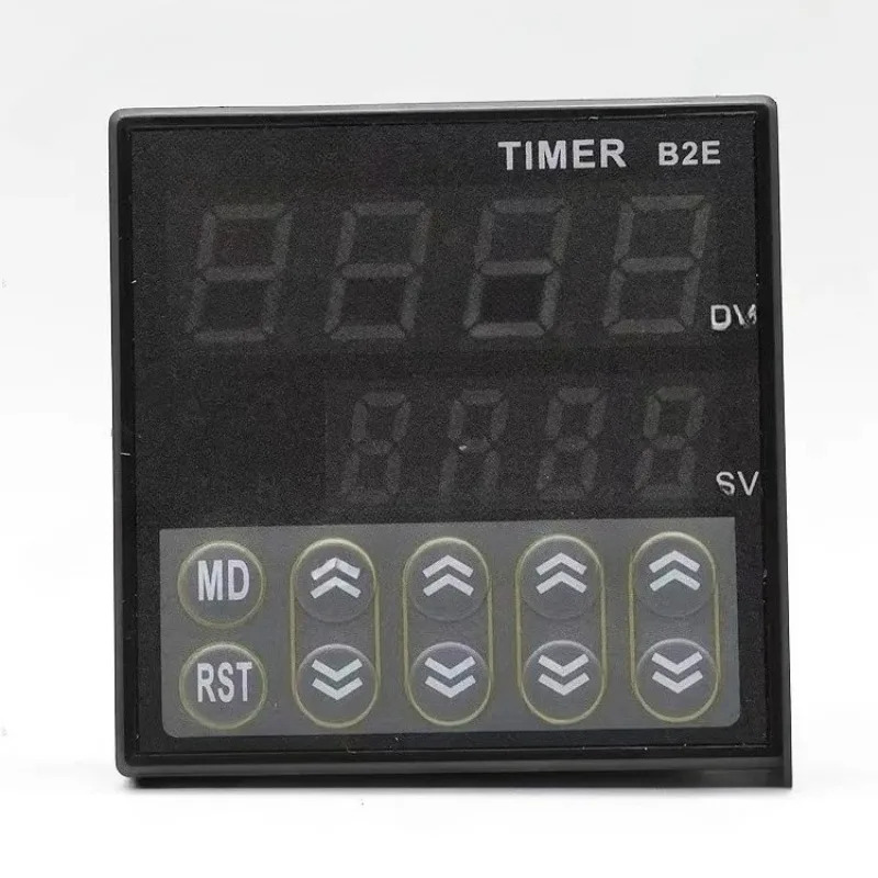 듀얼 타임 디지털 디스플레이 전타이머 안전하고 안정적100-240v 릴레이 B2E-2R-220