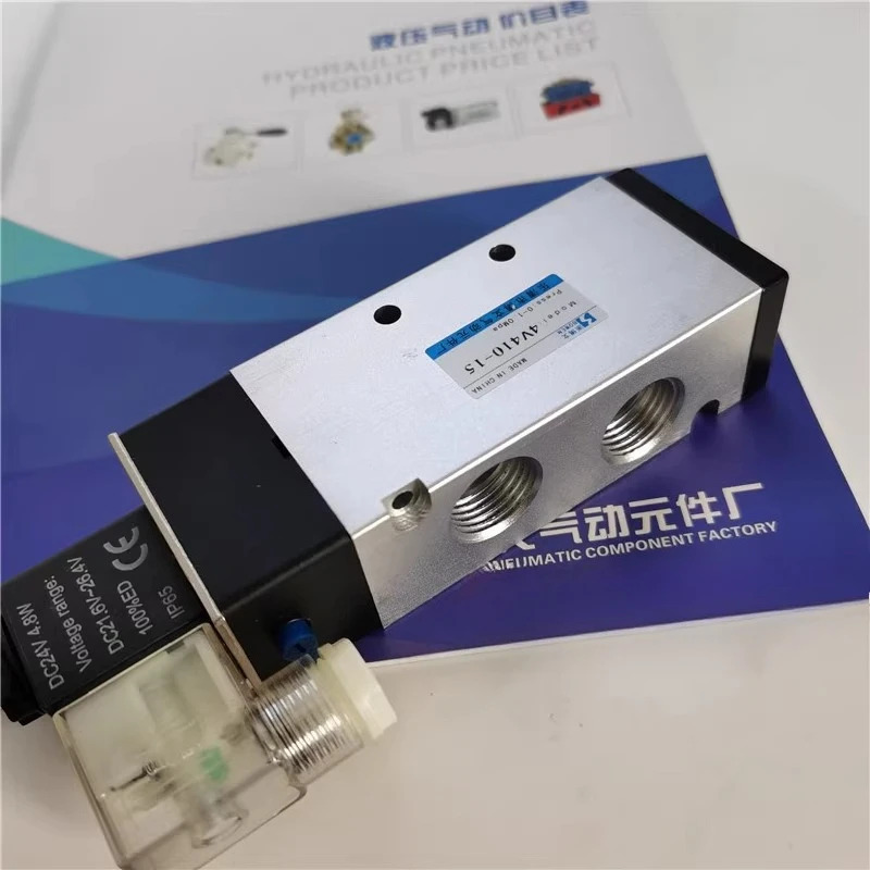 전자기 밸브 4V410-15 AC220V DC24 4v41015A/B PT 단반전
