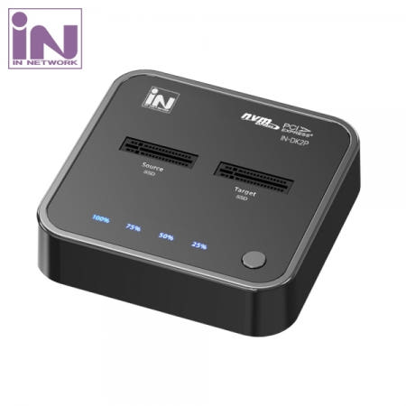 인네트워크 IN-DK2P M.2 NVMe 듀얼 도킹스테이션 (SSD미포함)