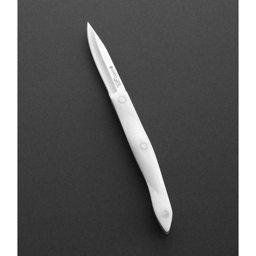 Cutco 모델 1720 패링 나이프, 7cm(2-3/4인치) 및 길이 핸들) 전체 (펄 화이트 스트레이트 블레이드 19.2cm(7-7/8인치) 엣지 - 상품 이미지