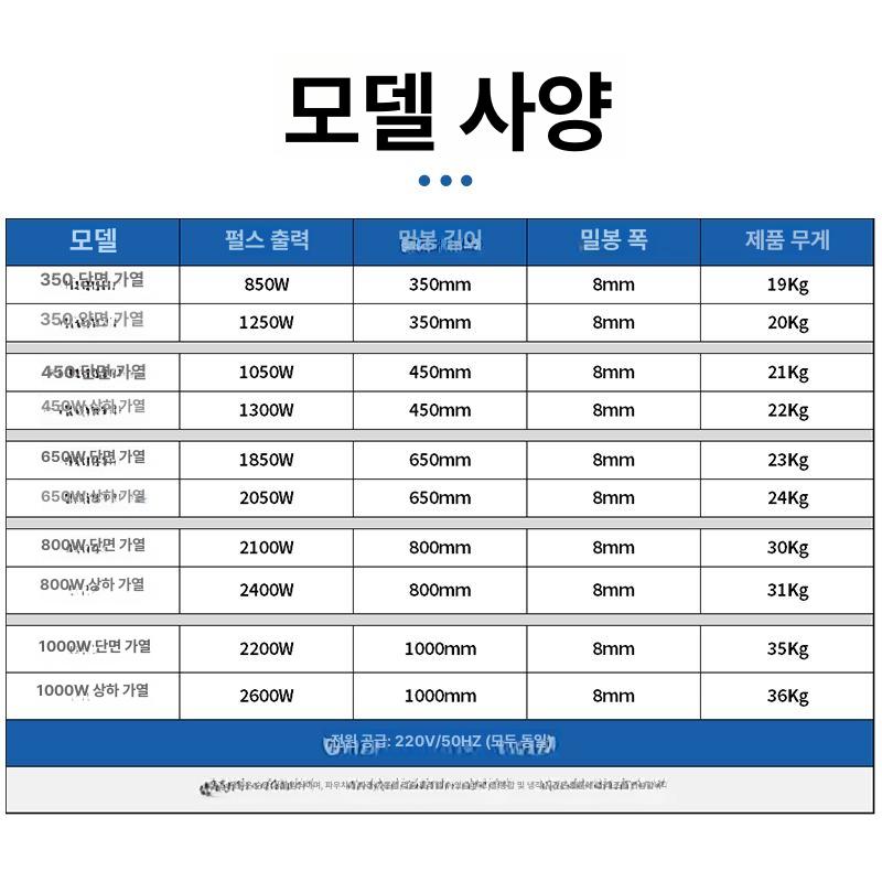 페달 비닐 실링기 업소용 길이 밀봉기 열선 실러 이중 발판 밴드  스탠드 씰링기 - 상세 이미지 3