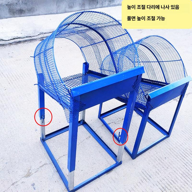 수동 땅콩터는기계 땅콩까는기계 텃밭 농가용 두꺼운 강화 강철 재질 드럼형 회전식 건습겸용 표준 모델 - 상세 이미지 5