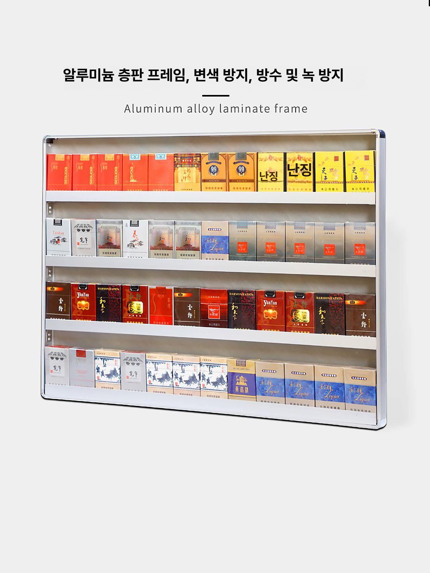벽걸이 진열대 아크릴 슈퍼마켓 편의점 전시대 매대 마트 가판대 전시 수납 쇼케이스 - 상세 이미지 2