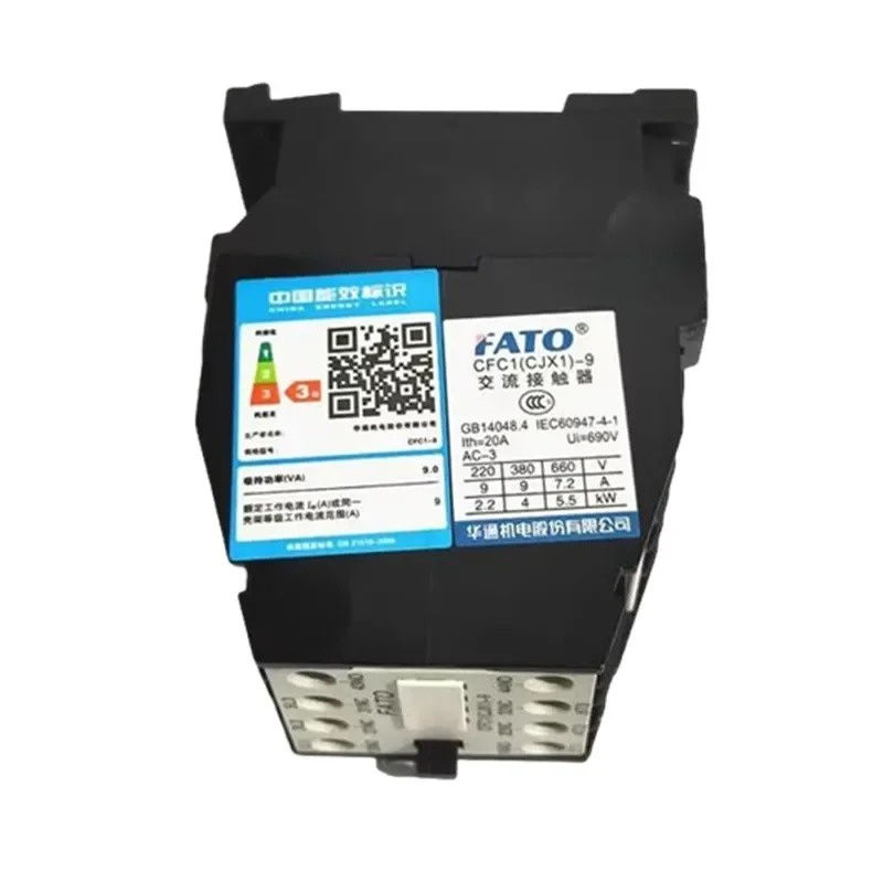FATO Huatong 전기기계 CFC1-9/12/16/22A AC 컨택터 CJX1 두꺼운 은도금 380V/220V