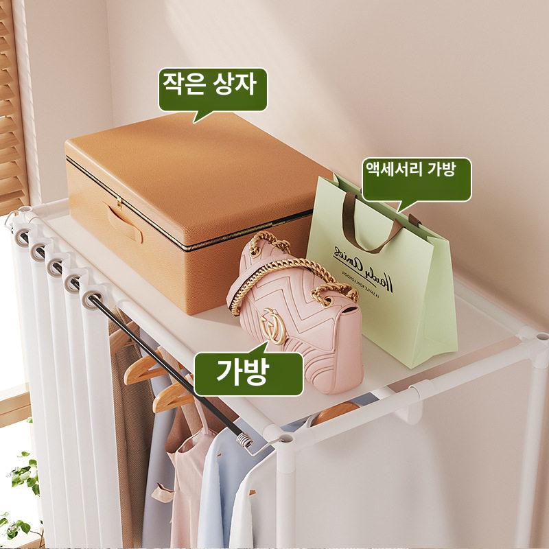 시스템 드레스 룸 행거 다용도 조립식 드레스 룸 이동식 선반 - 상세 이미지 4