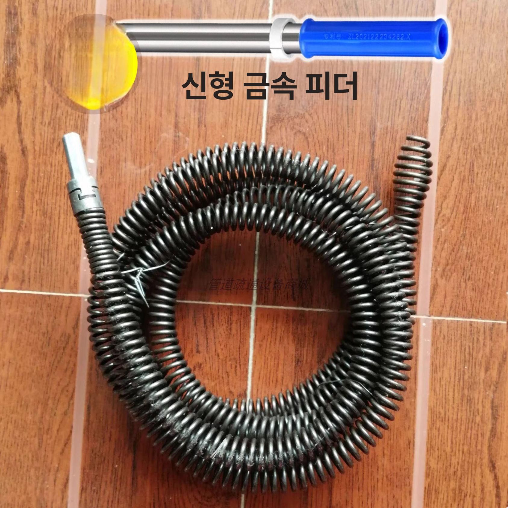 하수 프링 배관 청소기 뚫기 12mm 16mm 호환 뚫는 샤프트 전동 기계 와이어 - 상세 이미지 2