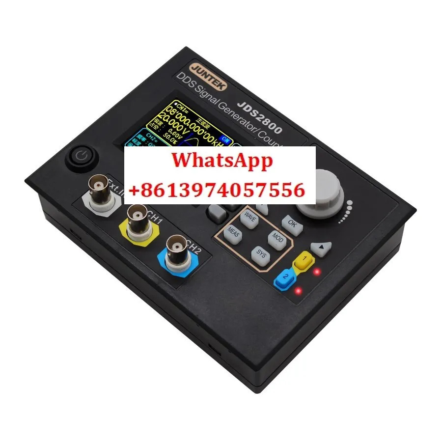JDS2800-15MHz 내장 패널 기능 신호 발생기 DDS 듀얼 채널 소스