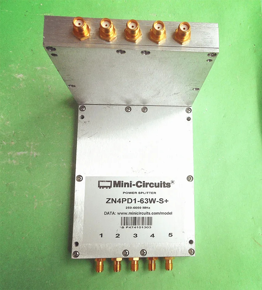 소형 회로 ZN4PD1-63W-S 250-6000MHz SMA 4방향 전력 분배기