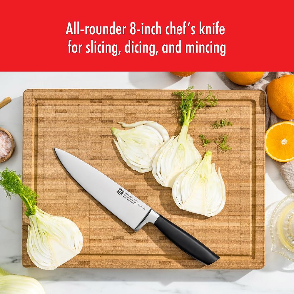 ZWILLING All Star 20.3cm(8인치) 셰프 나이프 캡 엔드 - 실버 Gold Matte 8 - 상세 이미지 3