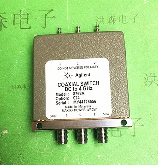 SMA RF 동축 마이크로파 스위치 8762B 8762A 8762C 18GHz 4GHz 26.5G 5VDC 24VDC