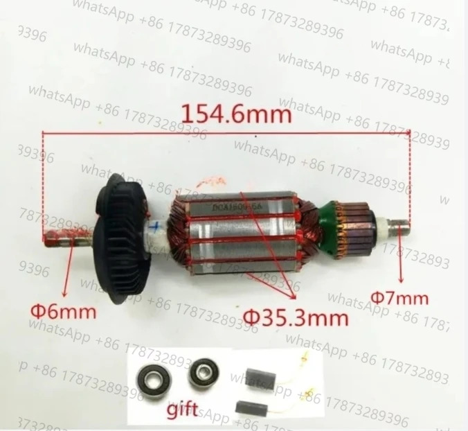 GWS8-125 GWS8-125CE GWS850CE GWS850C GWS8-100C GWS8-125C GWS8-100CE아머처 AC220-240V 로터 모터
