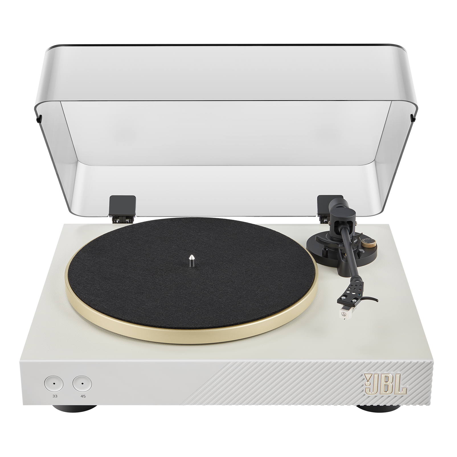 삼성공식파트너 JBL SPINNER BT 턴테이블 LP플레이어 무선 블루투스 지원 화이트골드 - 상세 이미지 2