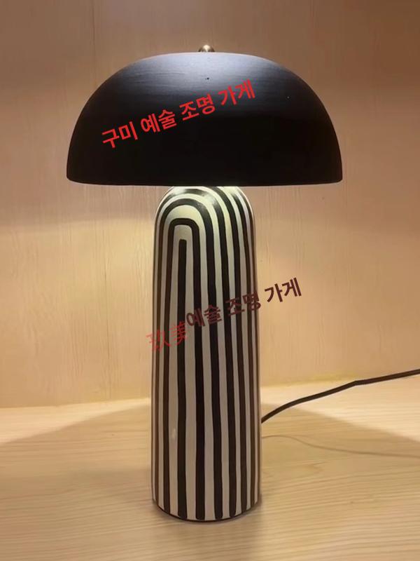 도자기 조명 스탠드 호텔 오리엔탈 북유럽 램프 테이블 안방 - 상세 이미지 3