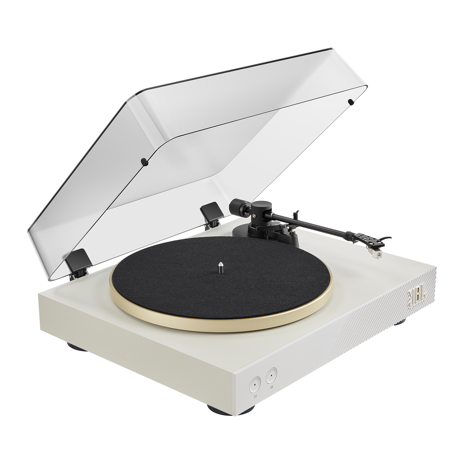 삼성공식파트너 JBL SPINNER BT 턴테이블 LP플레이어 무선 블루투스 지원 화이트골드 - 상세 이미지 3