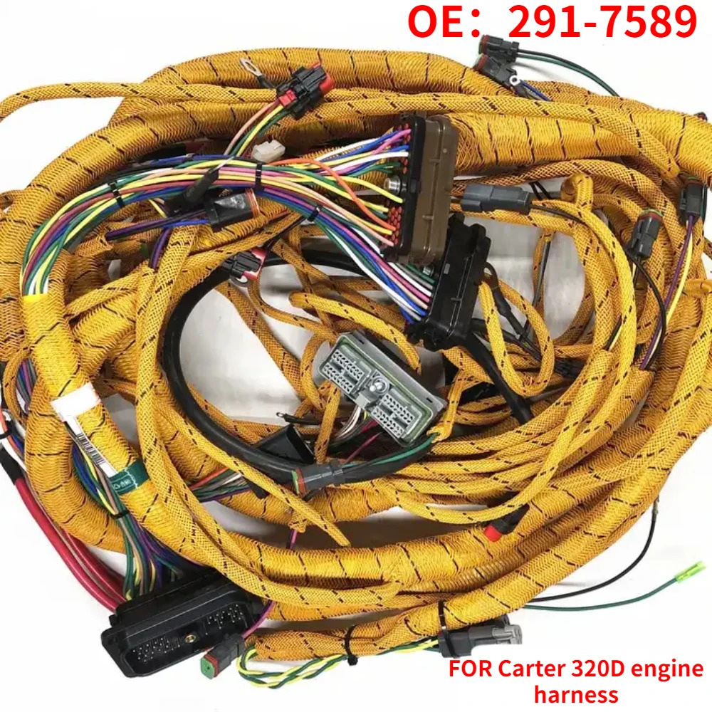 2917589 291-7589 306-8610 Voor 320D Kabelboom 외부 Efi C6.4 엔진 Graafmachine onderdelen 3068610