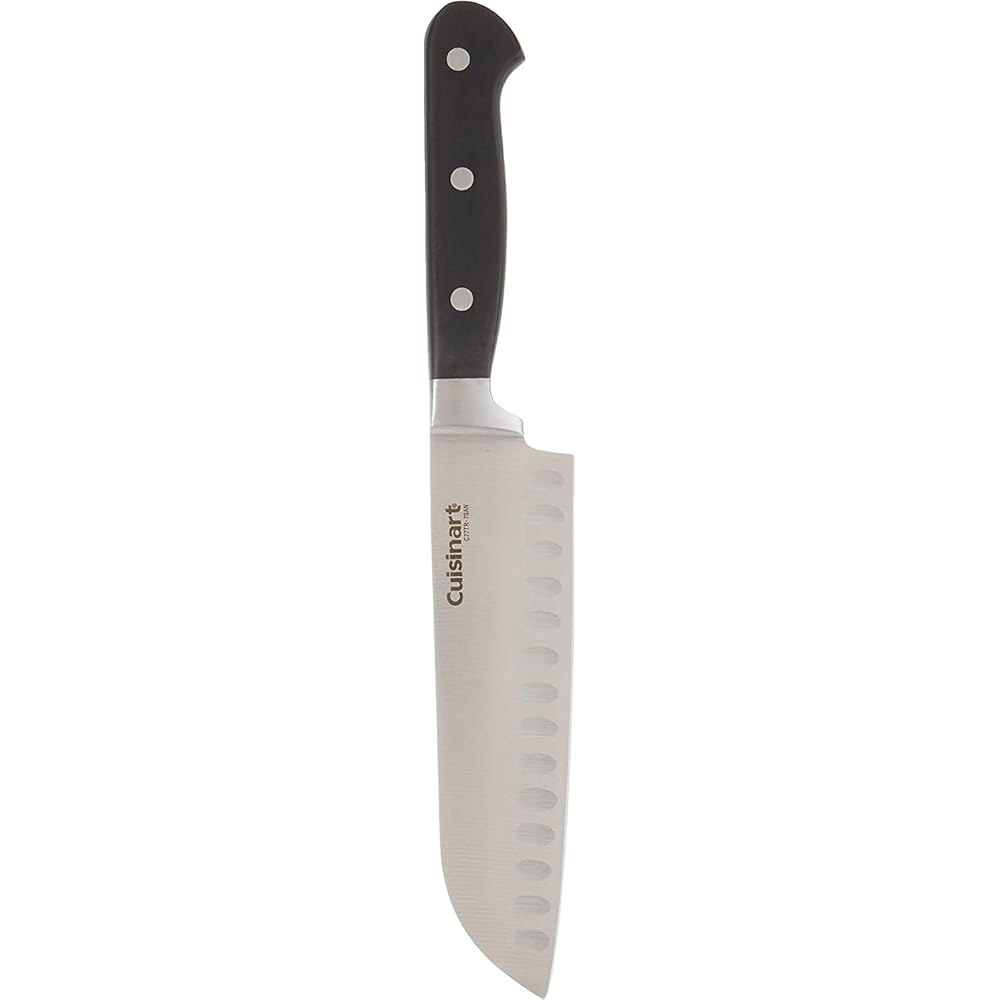 Cuisinart C77TR-7SAN 트리플 리벳 컬렉션 17.8cm(7인치) 산토쿠 블랙 나이프, - 상세 이미지 3