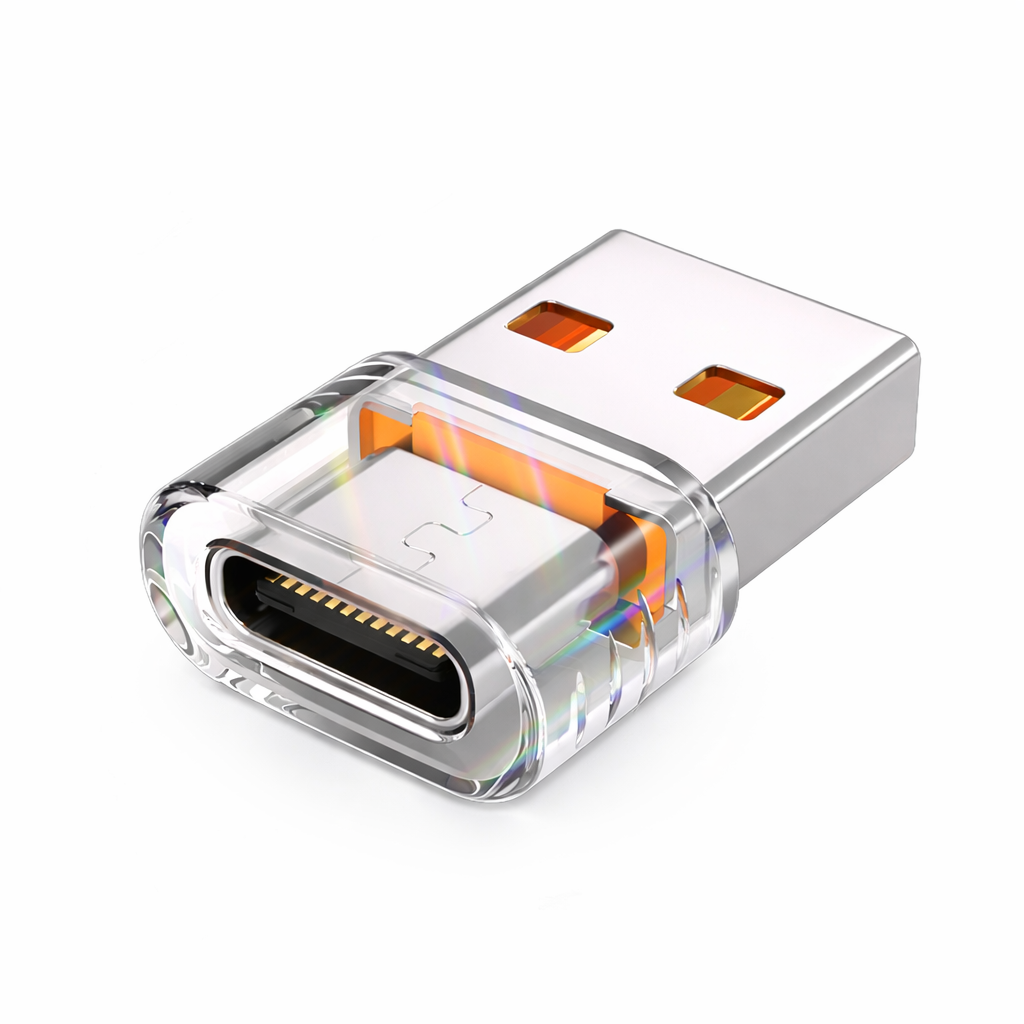 바라보고 USB 2.0 C타입 to A OTG 젠더 투명 변환 어댑터 - 상세 이미지 2
