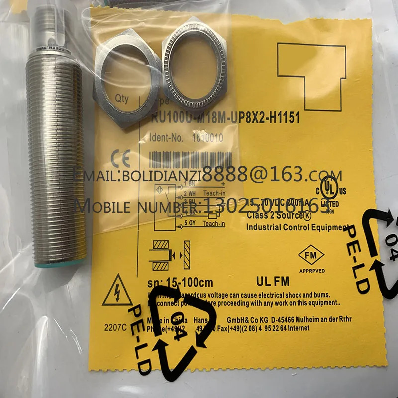 RU100U-M18M-LFX-H1151 오리지널 초음파 센서