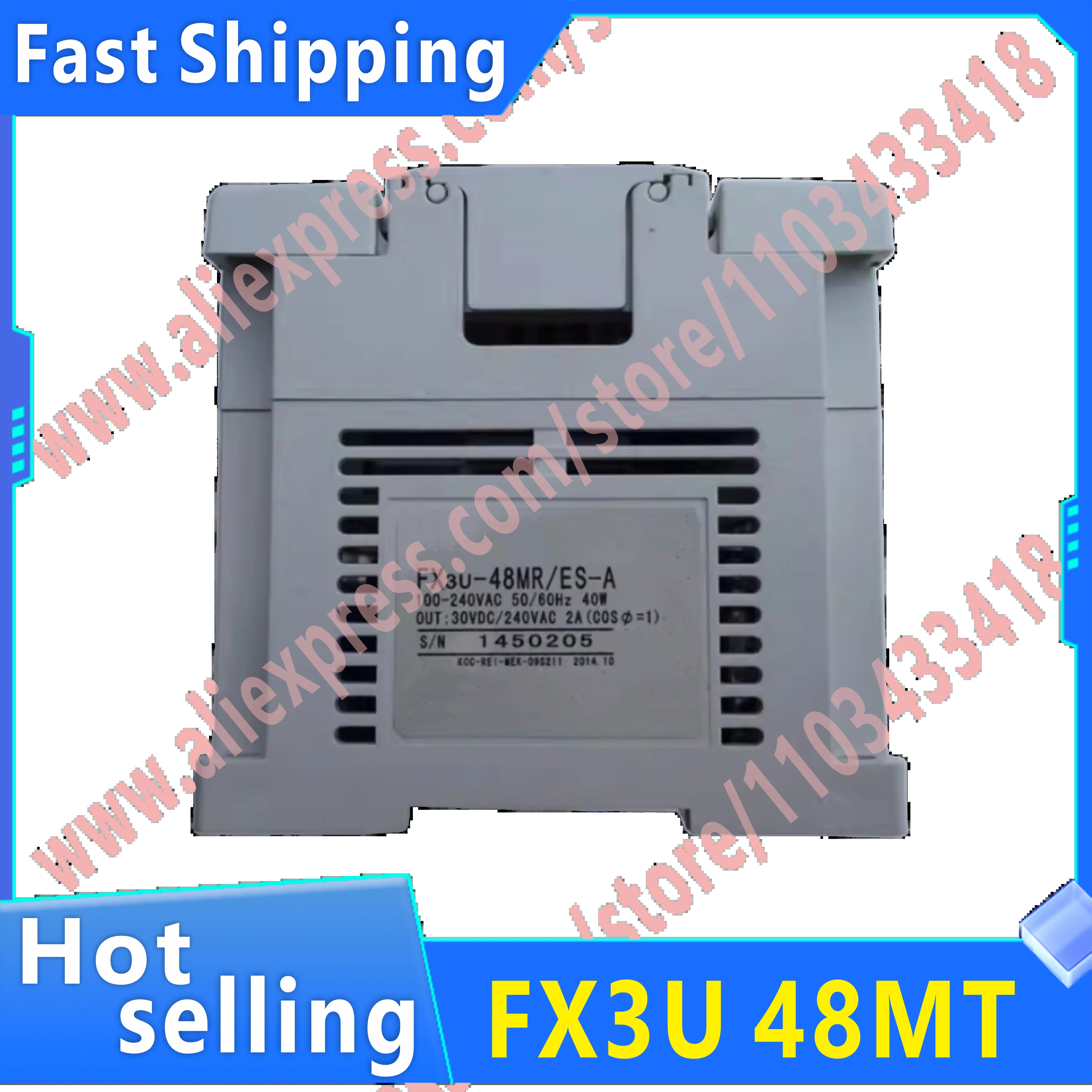 오리지널 FX3U 48MT PLC 모듈