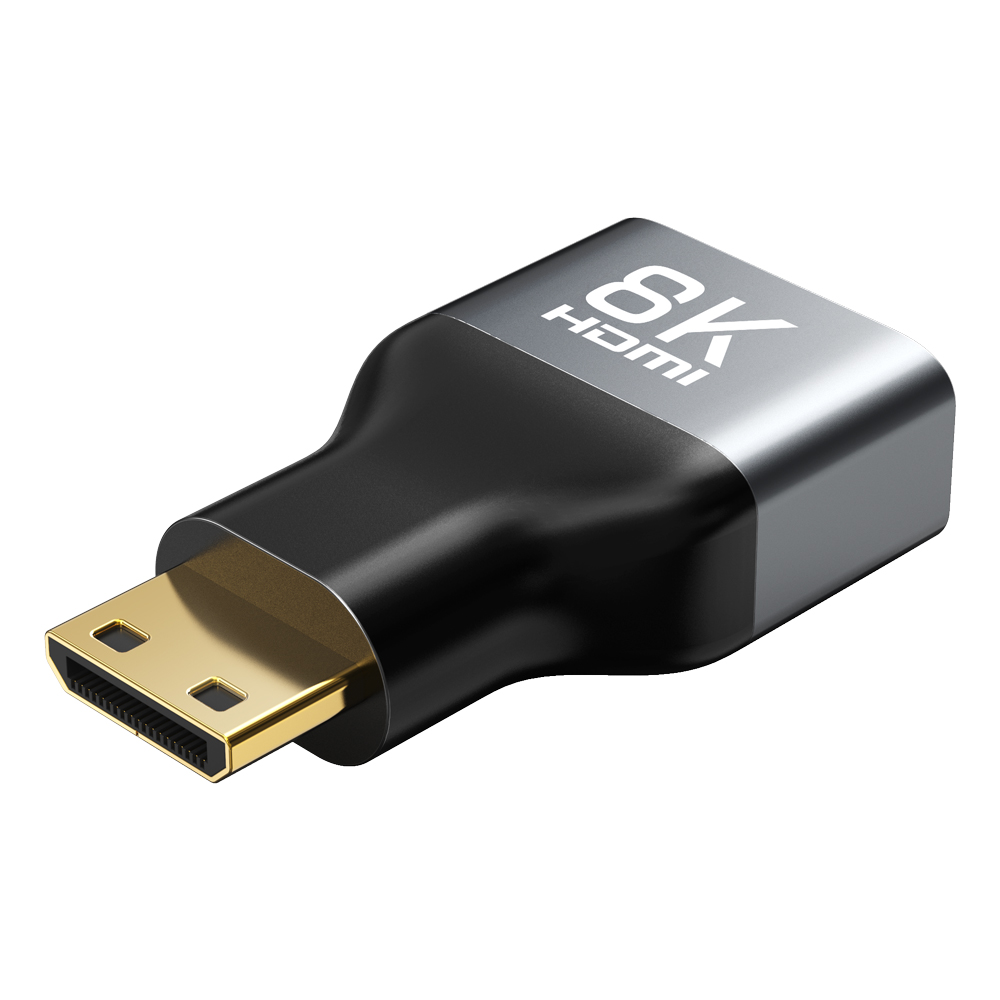 케이블타임 8K Mini HDMI M to HDMI F 연장 젠더 커플러 CP45G - 상세 이미지 3