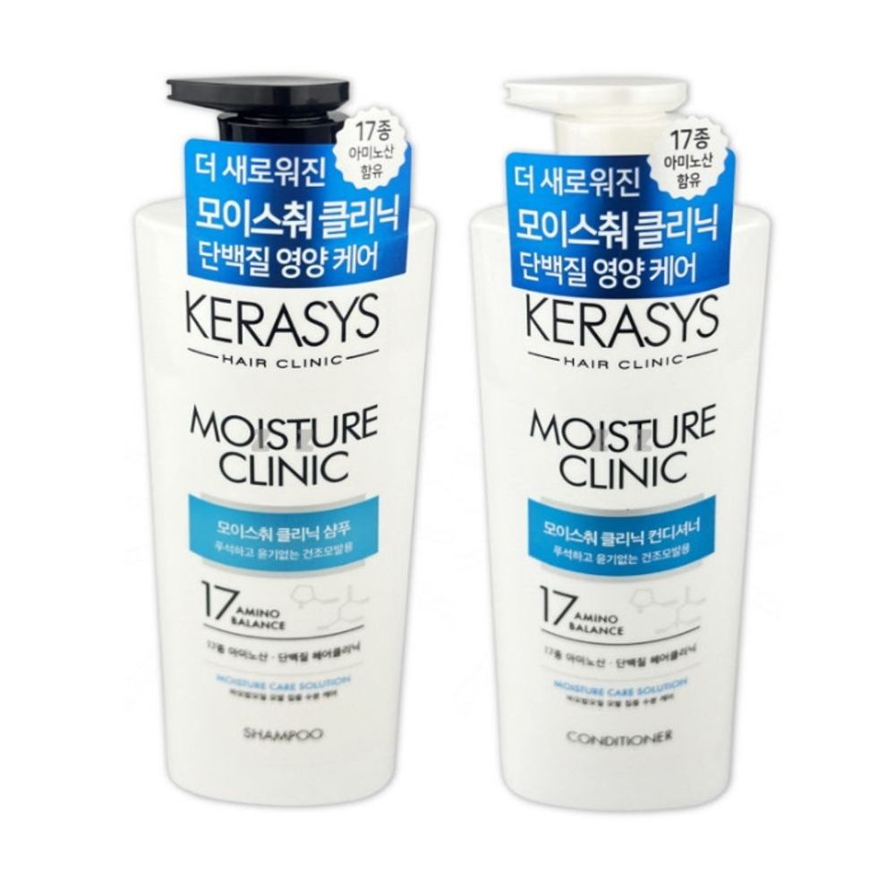 케라시스 단백질 샴푸 컨디셔너 세트 건조모발 600ml - 상품 이미지