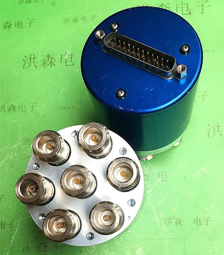 RADIALL RF 마이크로파 동축 스위치 R573122605 0-12.4GHz 12V SP6T N
