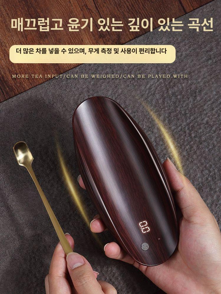 우드 정밀 차저울 계량기 원두 약초 다하저울 디지털 간단 포장 레드월넛 500g 0.1g - 상세 이미지 2