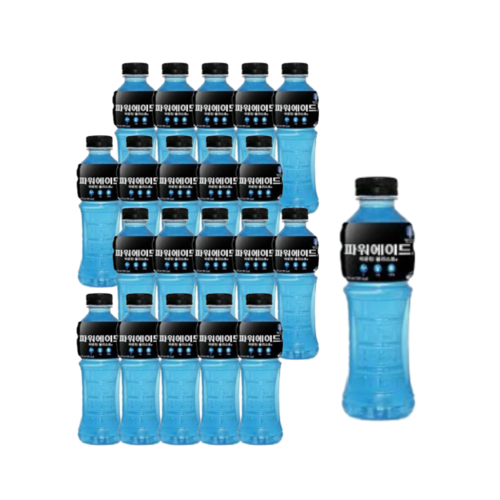 파워에이드 마운틴블라스트 600ml x20페트 이온음료 - 상품 이미지