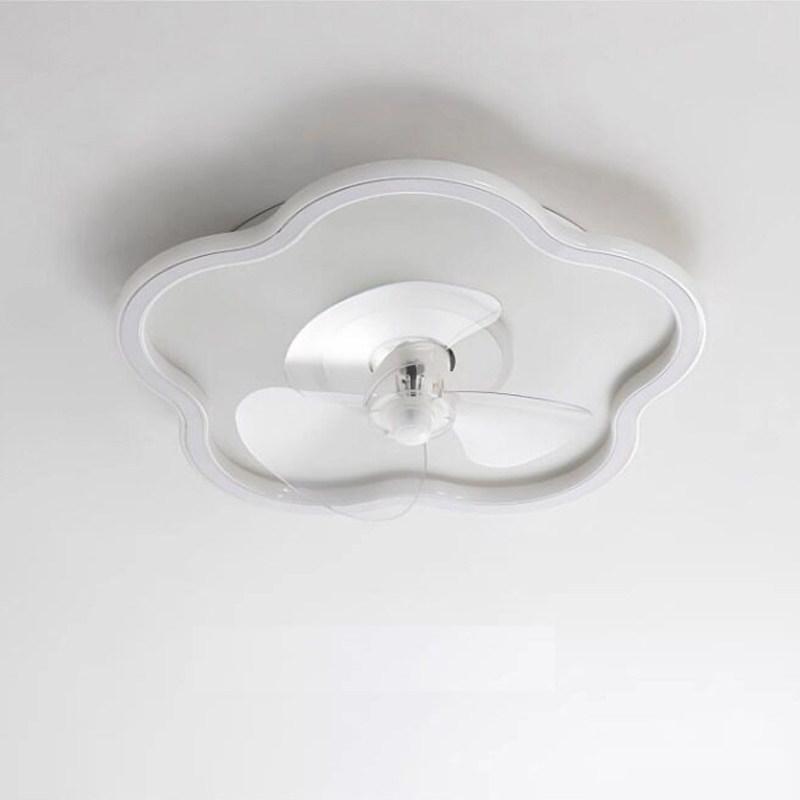 가정용 실링팬 전등 북유럽 모던 원형 LED 리모컨 천장 조명 주방 침실 거실 인테리어 특별 할인 40cm 60W 고정형 - 상세 이미지 5