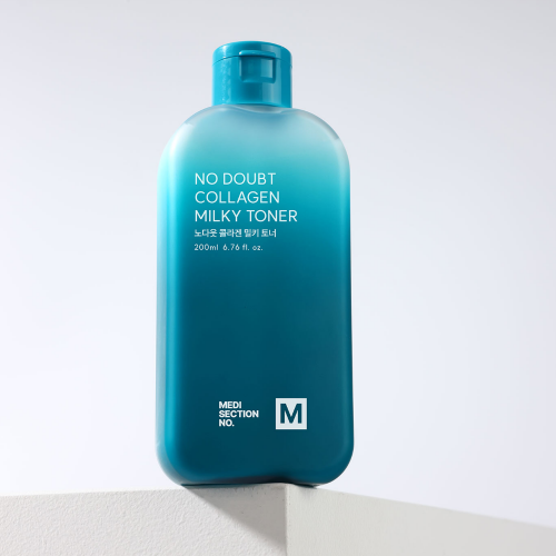 메디섹션넘버M 노다웃 콜라겐 밀키 토너 200ml 올인원 고보습 고농축 텍스처 - 상품 이미지