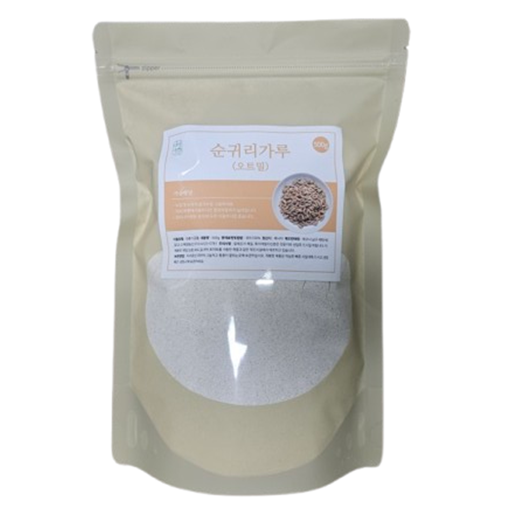 캐나다산 순귀리가루 귀리분말 오트밀분말 500g, 1개 - 상품 이미지
