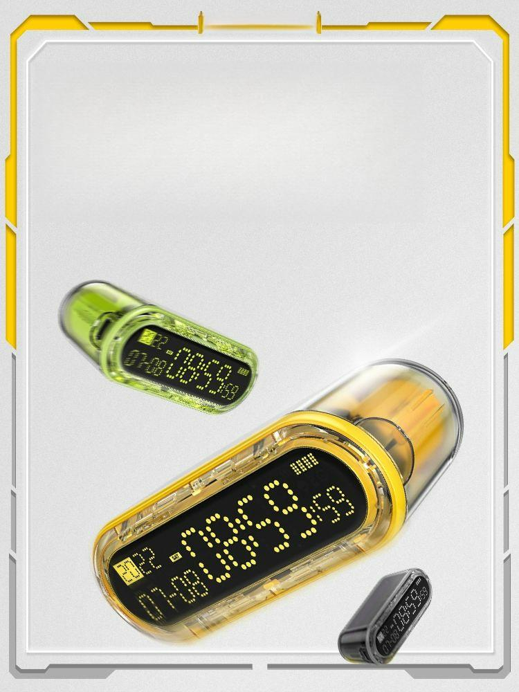 캡슐 그래비티 책상 그린 겸용 시계 탁상 배터리 보조 옐로우 타임 캡슐 (본체 전용) 5000mAh - 상품 이미지