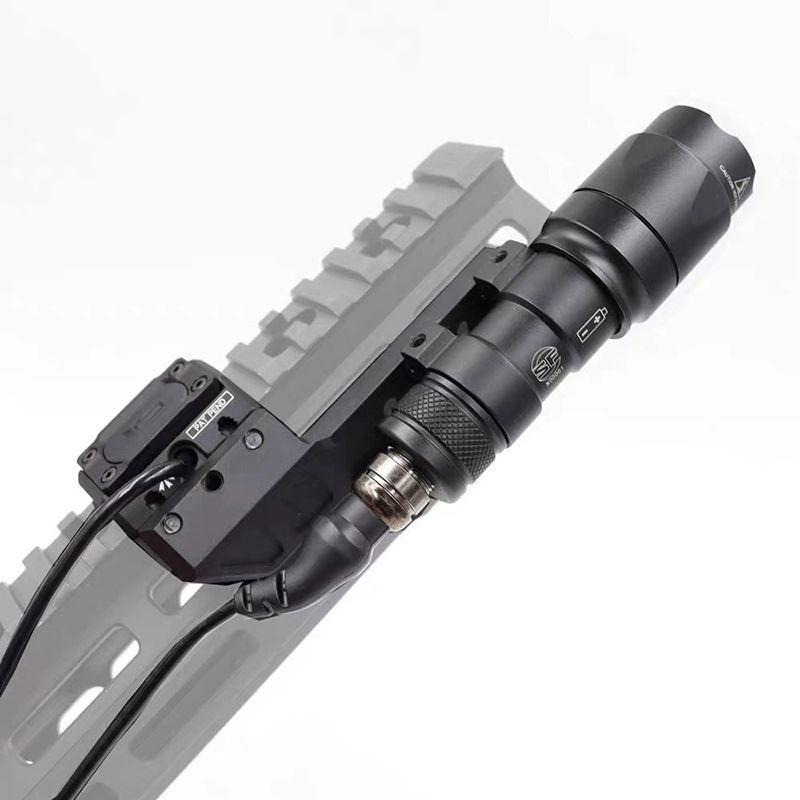 미니손정등 전술조명 M300B 손전등 M600B 블랙 M300B+라이트 스위치+연장 - 상세 이미지 5